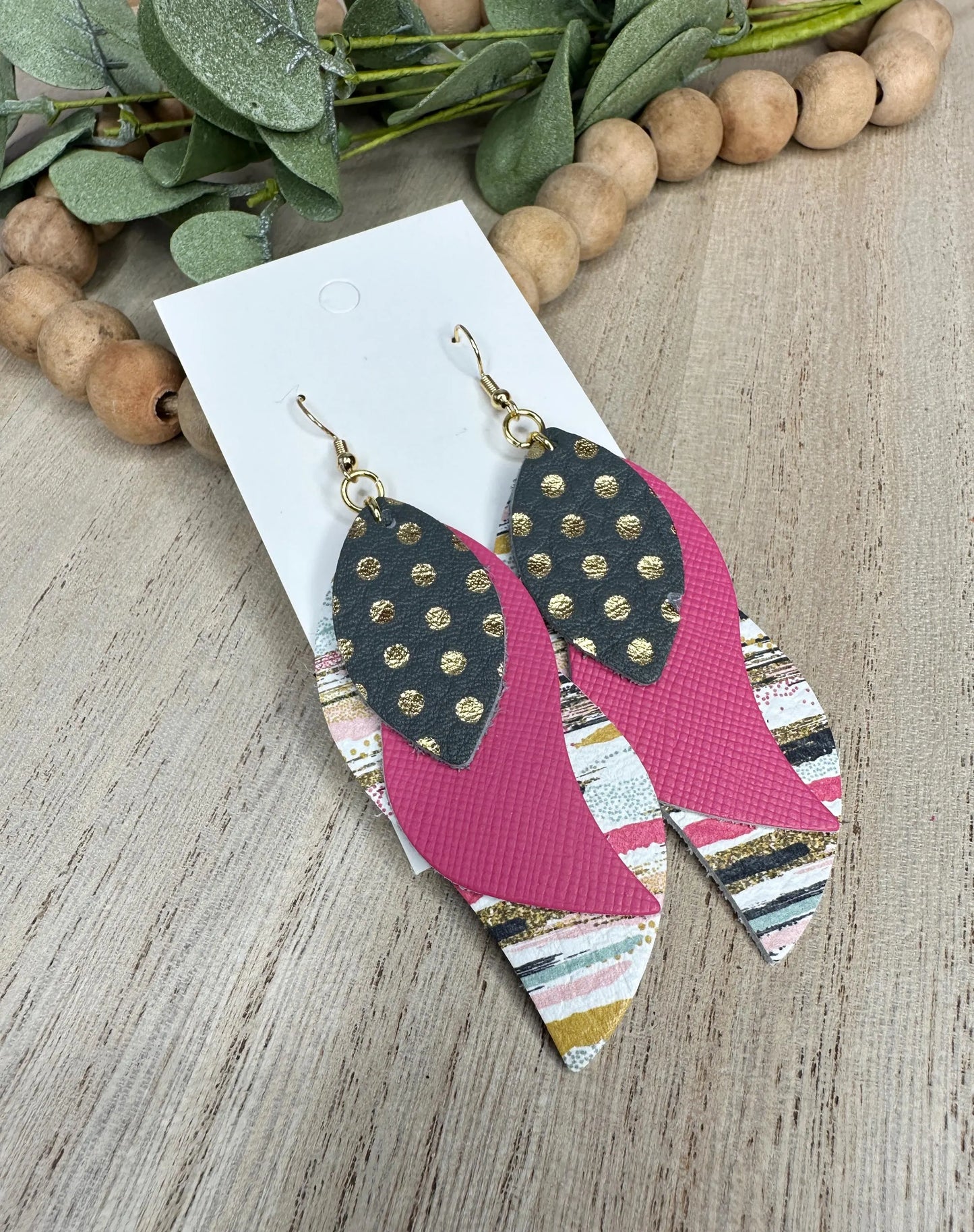Tri Layer Earring