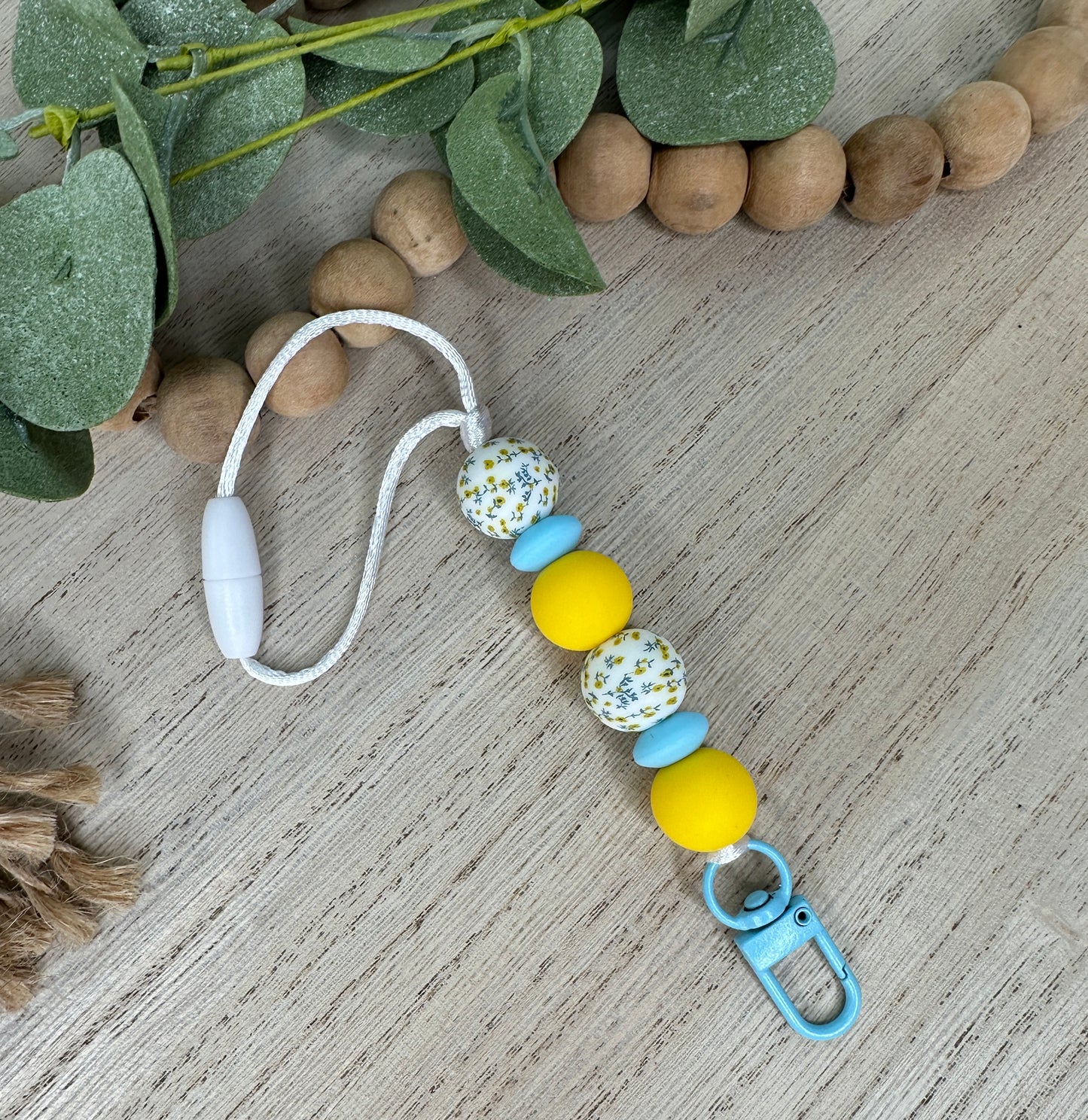 Freshie Hanger #32 yellow blue floral