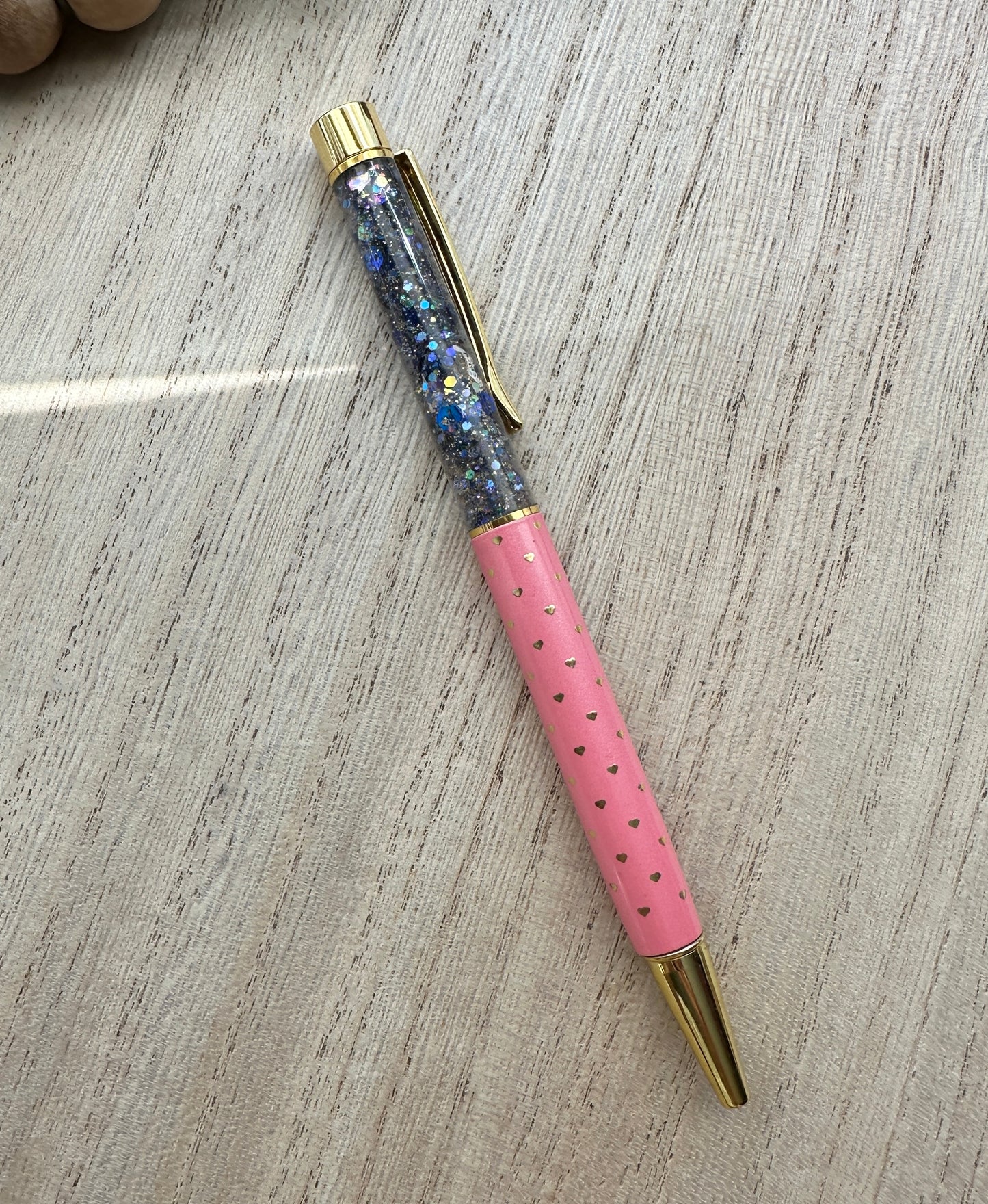 Pink Snowglobe Pen E