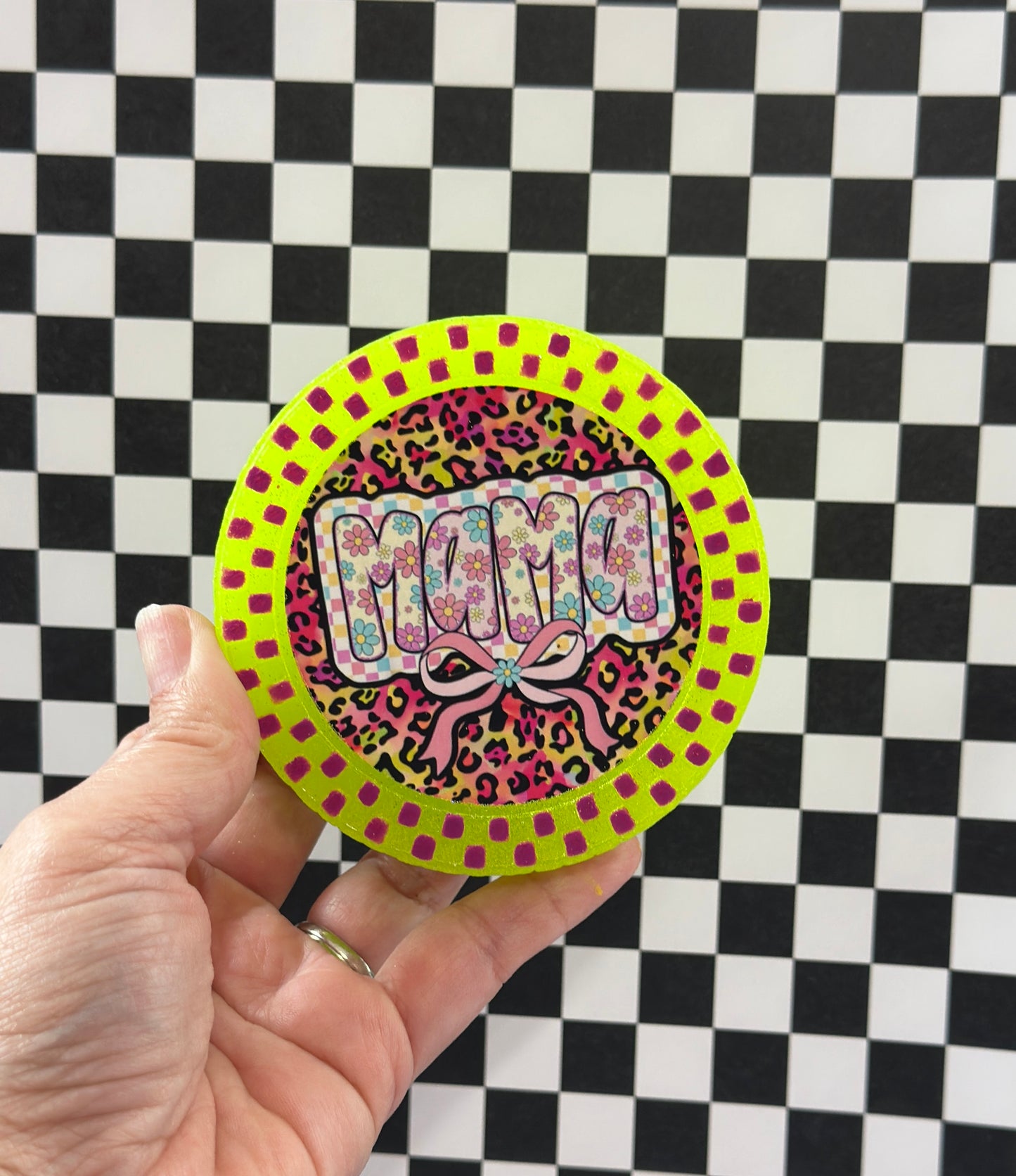 Neon Leopard Mama