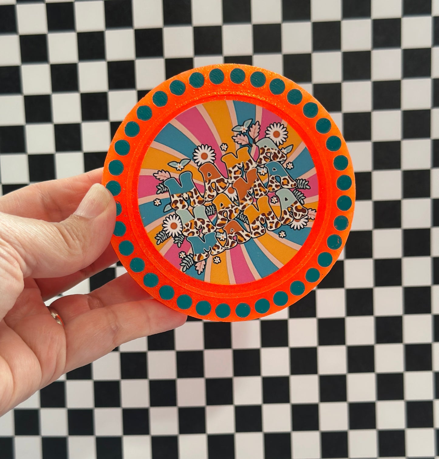 Orange retro Mama