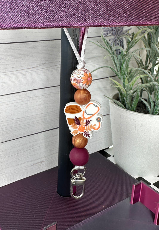 Freshie Hanger #25 Nurse Stethoscope Coffee
