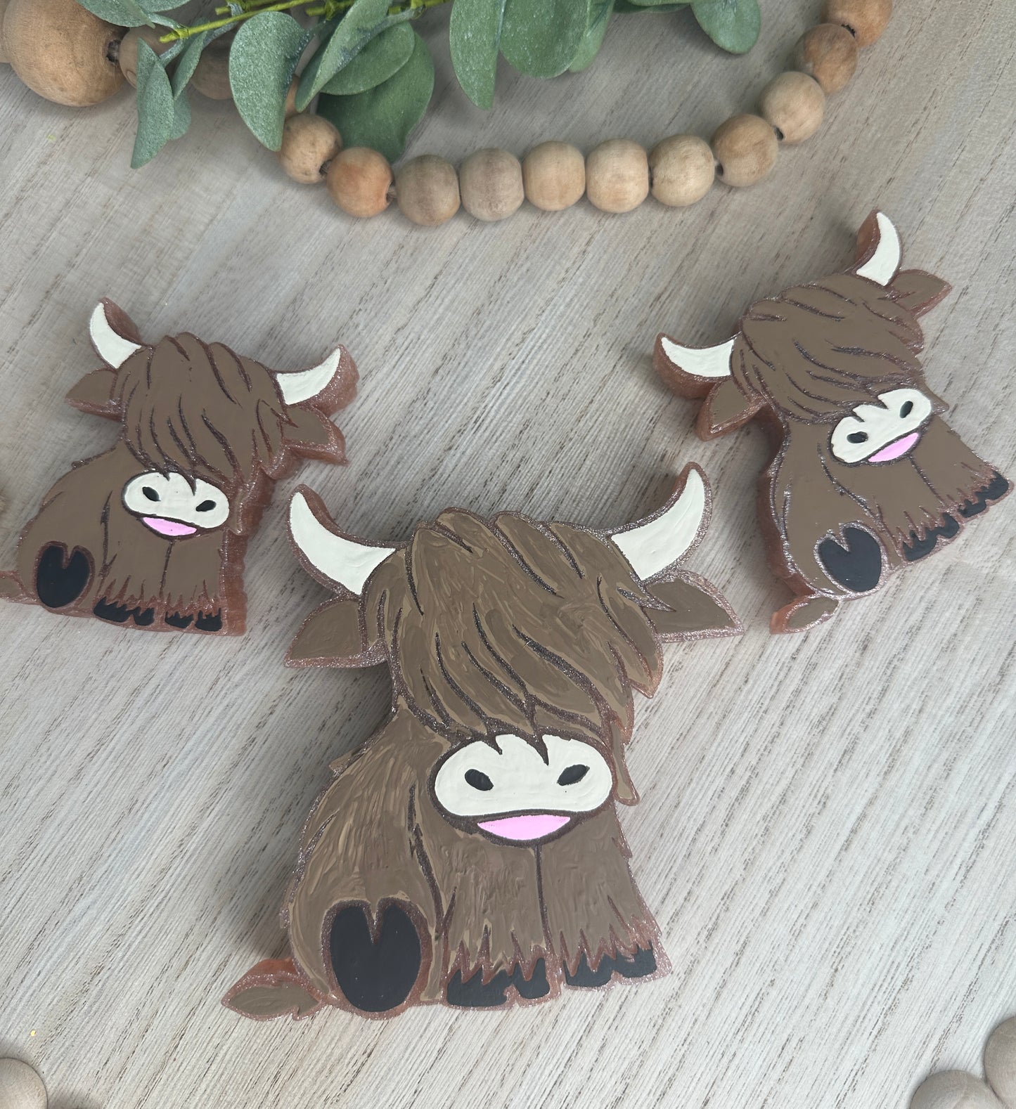 Shaggy Cow Freshie and Vent Clip Set