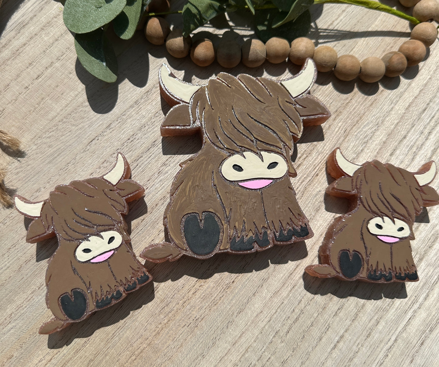 Shaggy Cow Freshie and Vent Clip Set