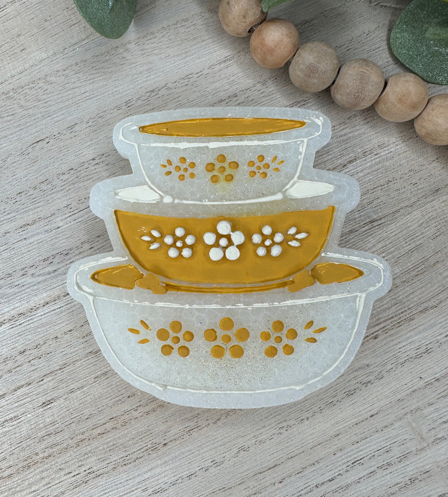 Gold Vintage Pyrex Bowls