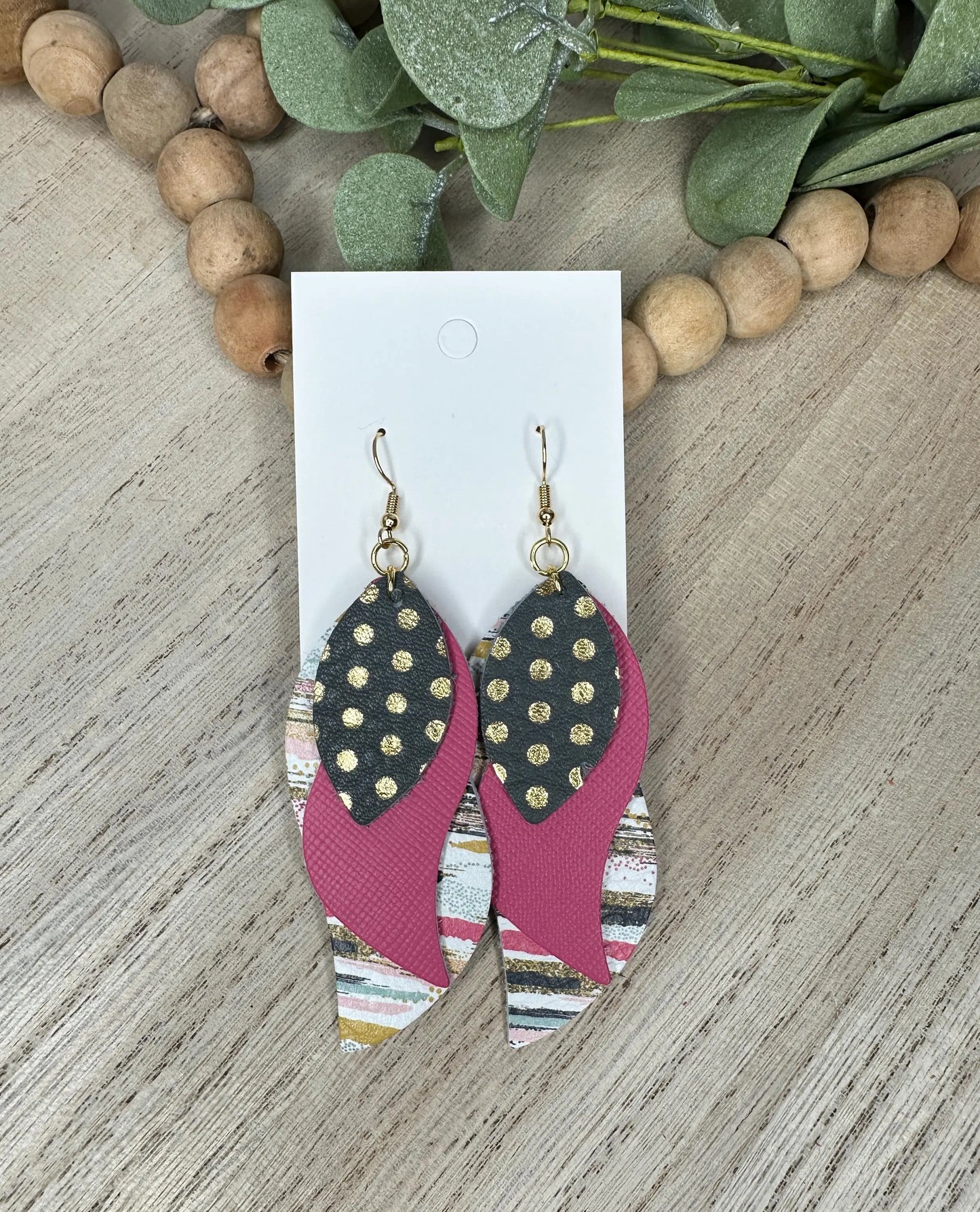 Tri Layer Earring
