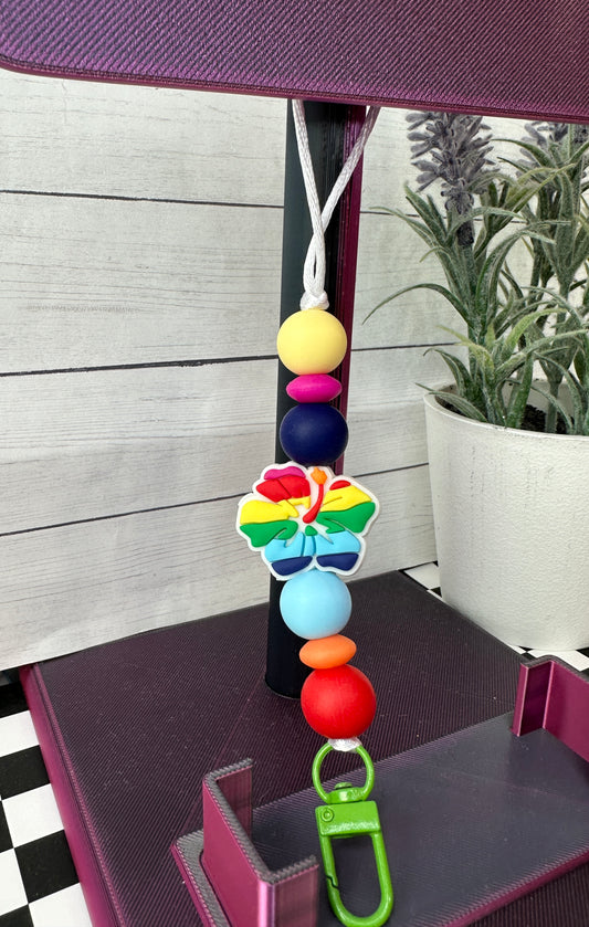 Freshie Hanger #34 rainbow flower