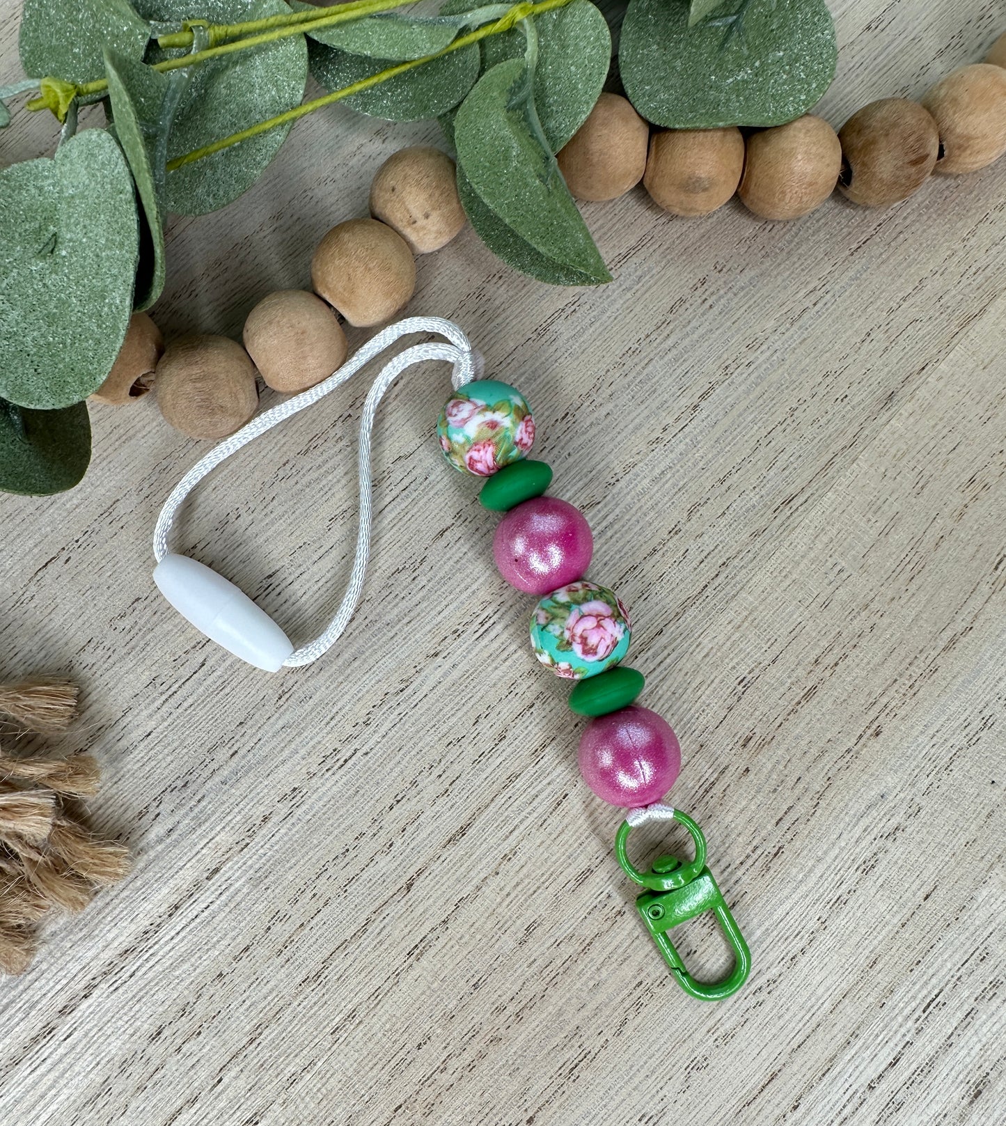 Freshie Hanger #27 pink green floral