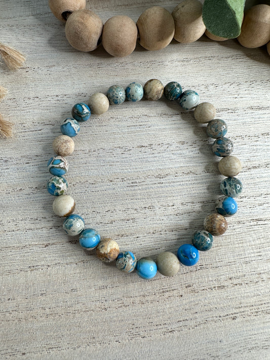 BRACELET #13 blue neutral