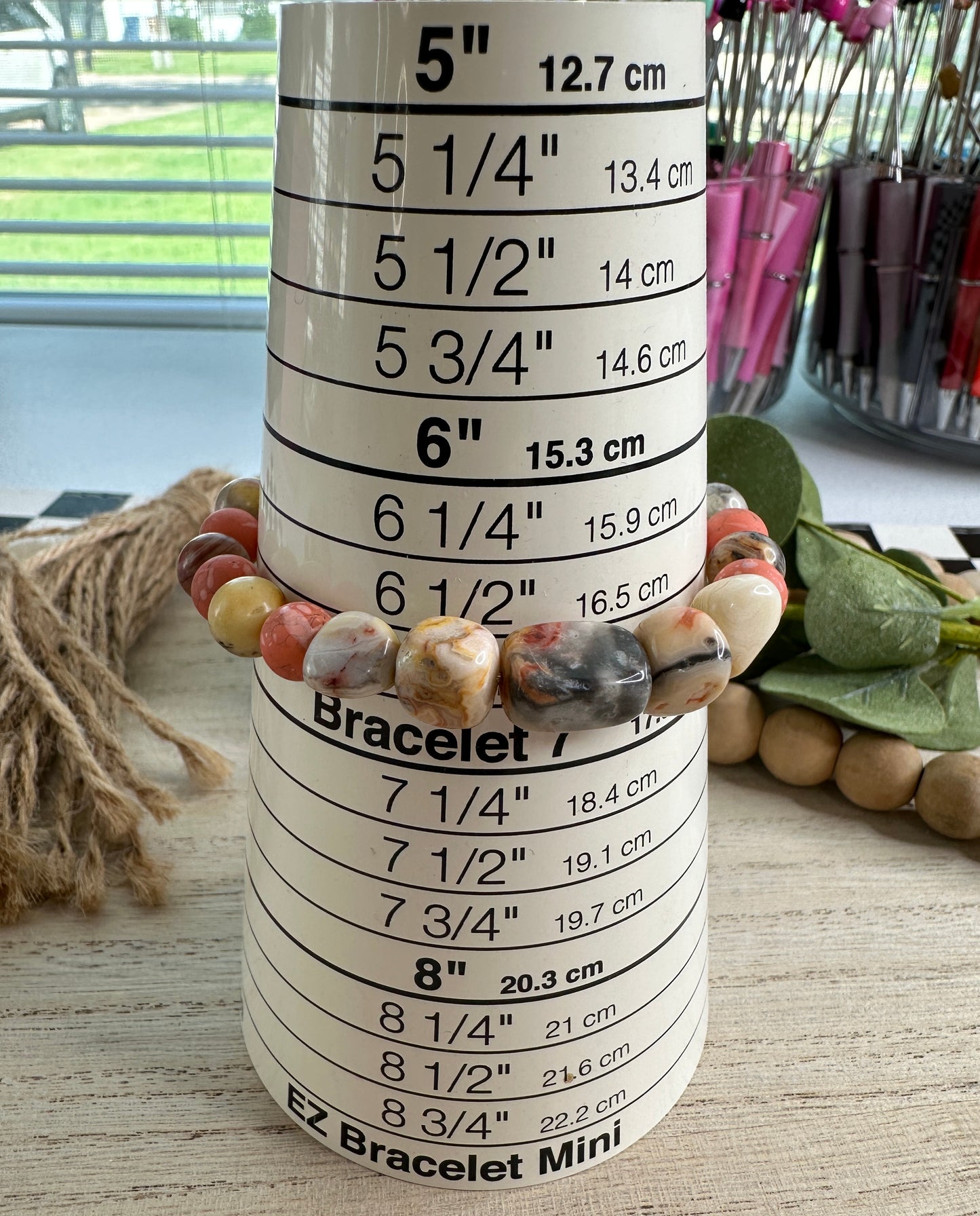 BRACELET #12 coral neutral