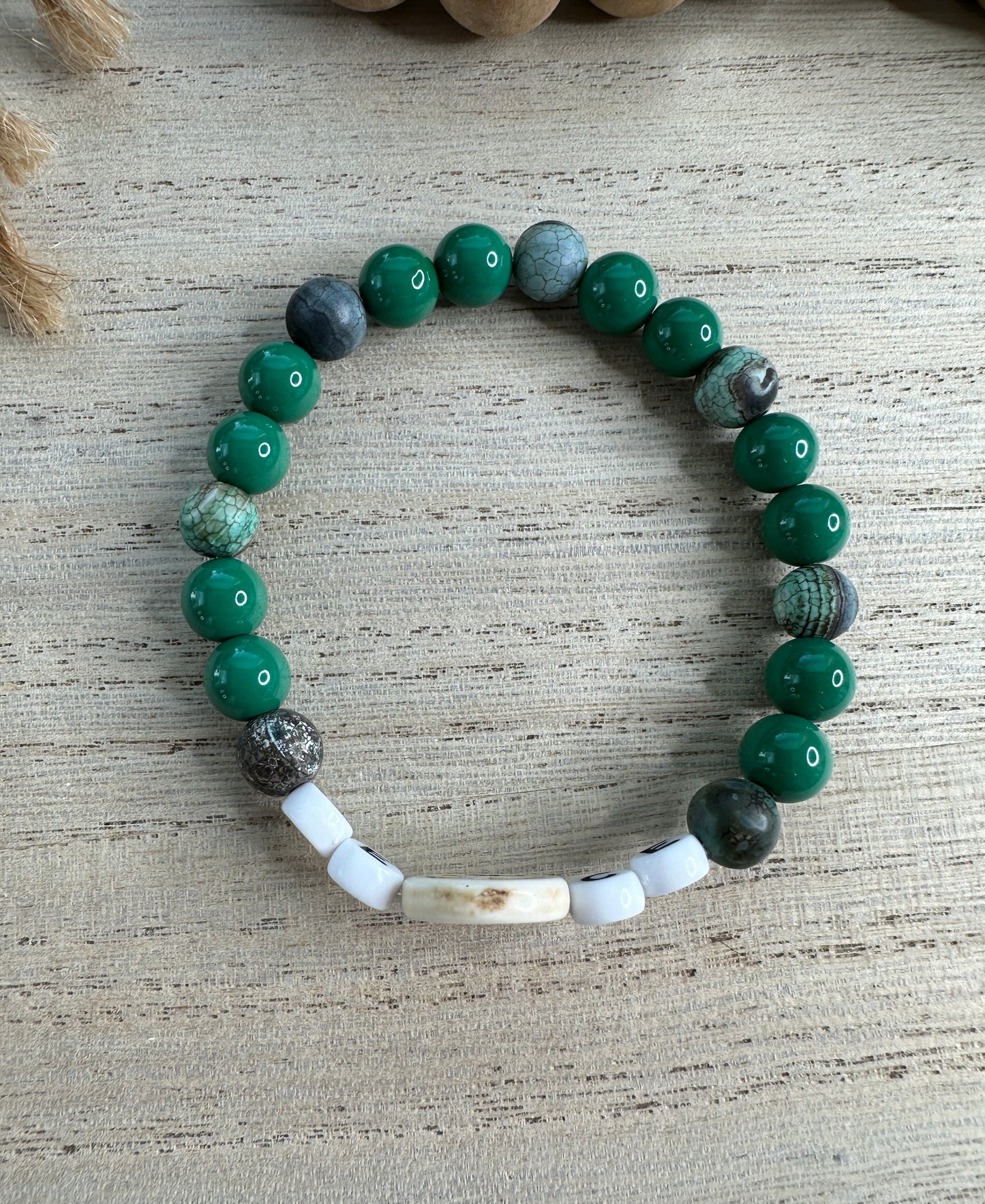 BRACELET #10 green peace