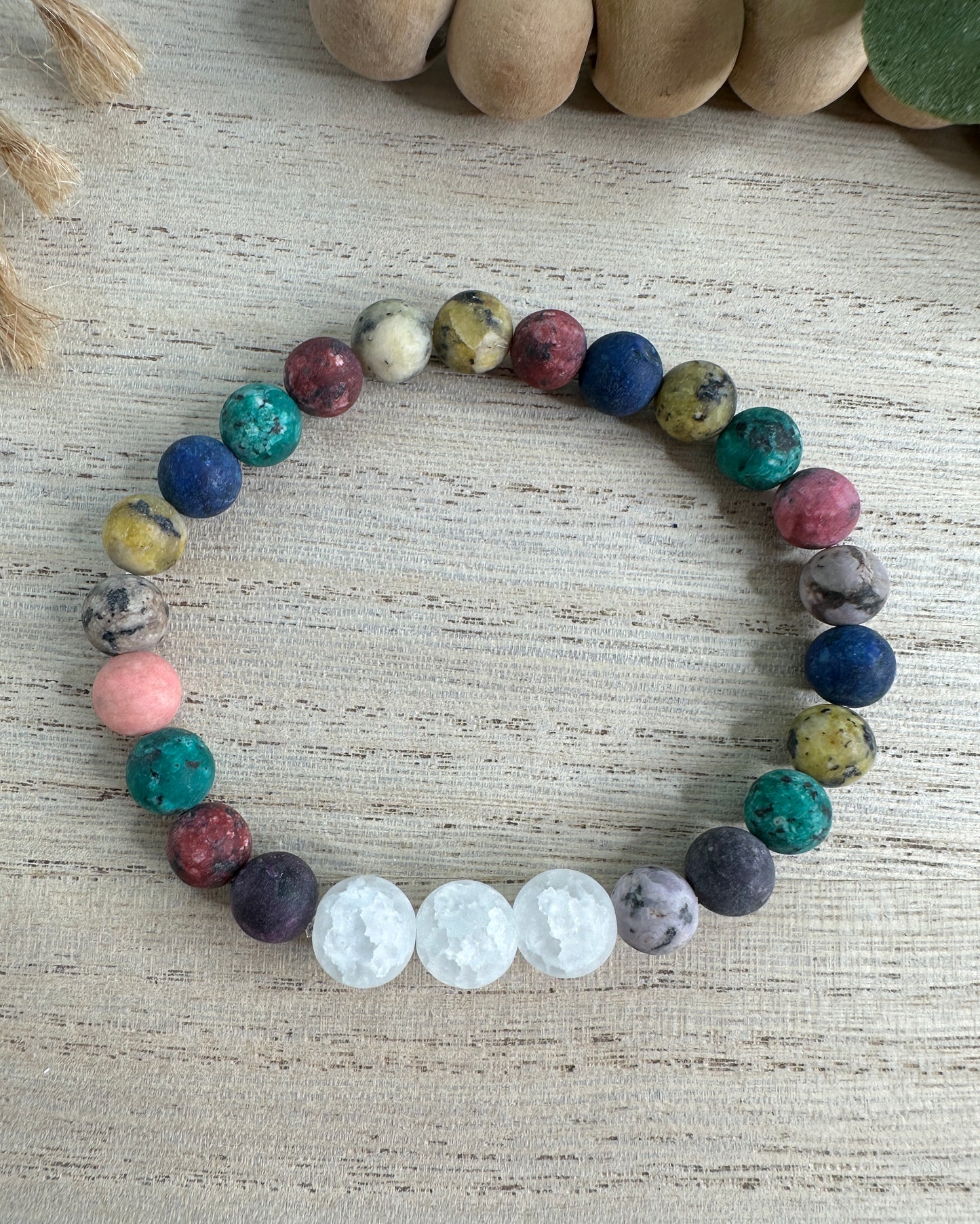 BRACELET #9 multicolor white