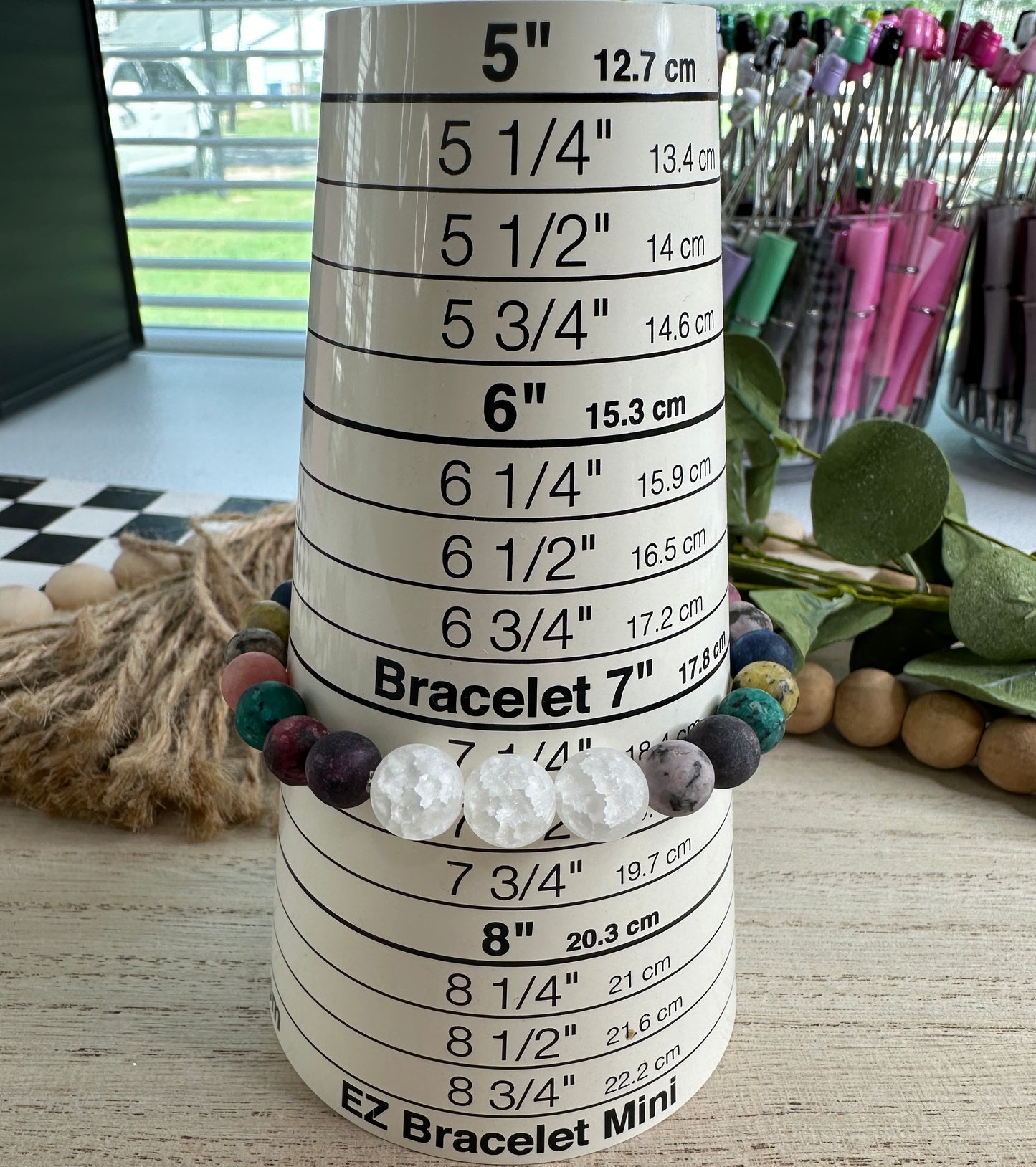 BRACELET #9 multicolor white