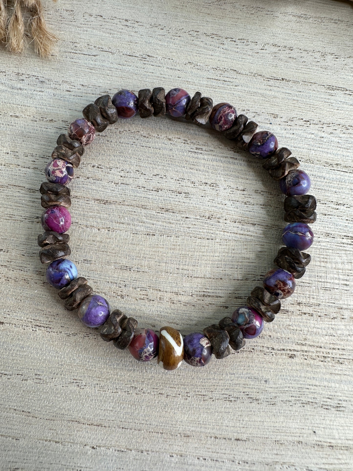 BRACELET #8 purple brown