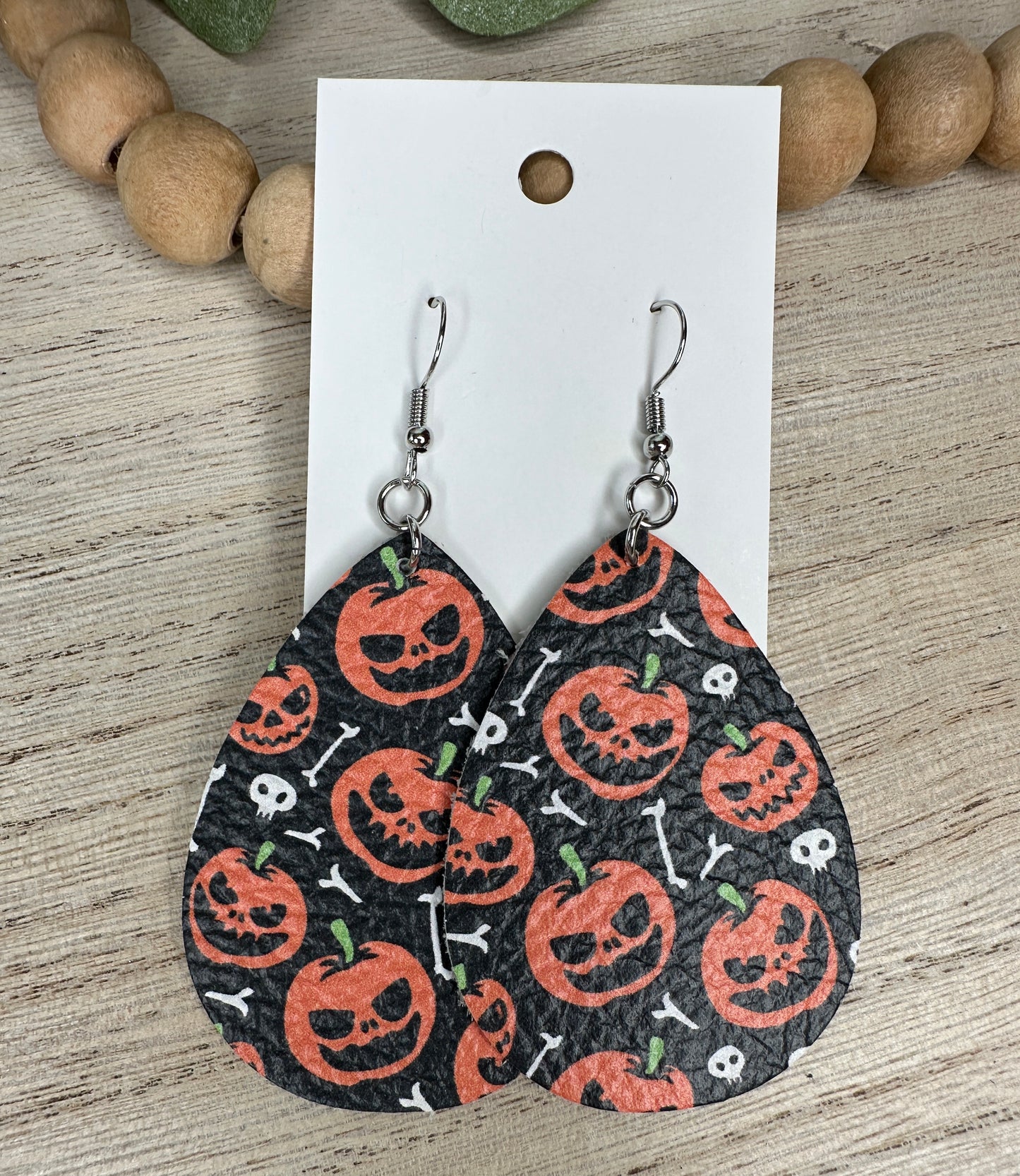 Halloween Jack-O-Lantern Teardrop