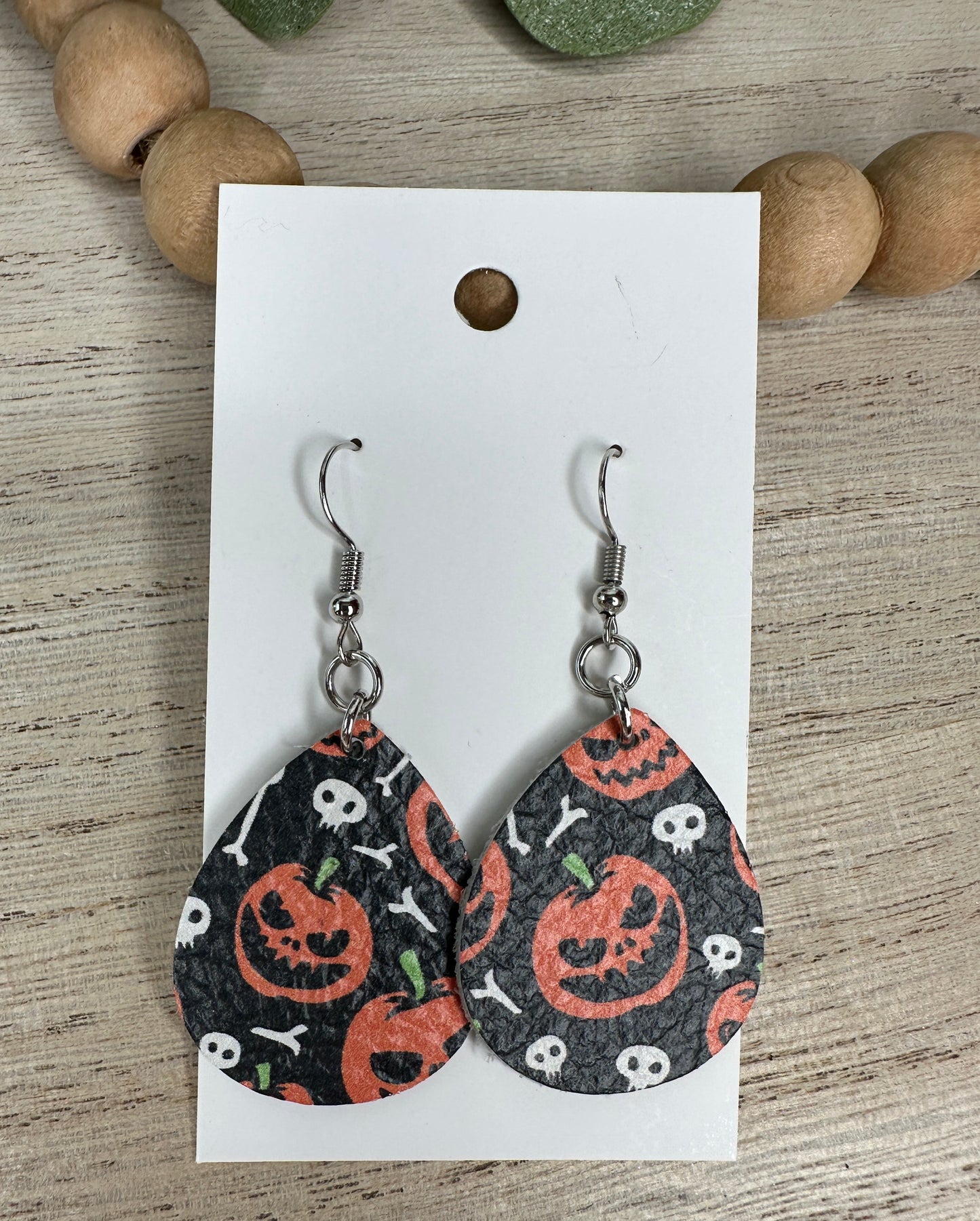 Mini Halloween Jack-O-Lantern Teardrop
