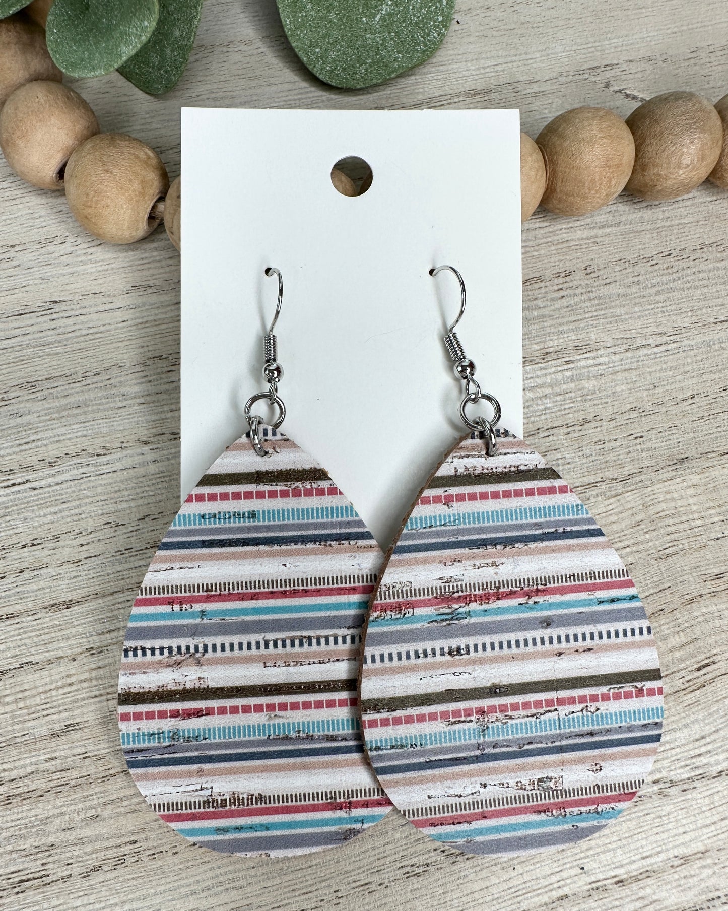 Set Sail Stripes Teardrop Earring