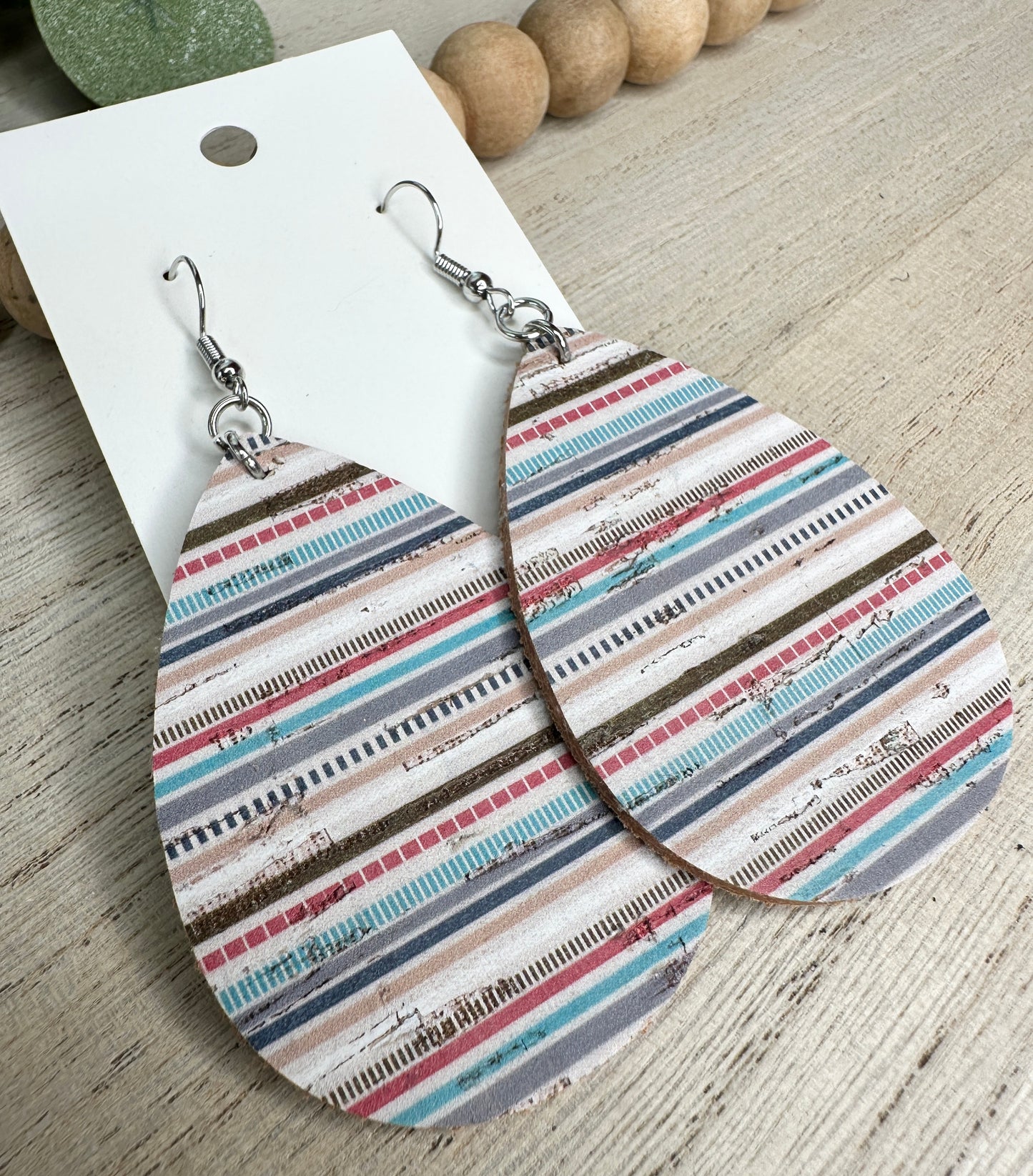 Set Sail Stripes Teardrop Earring