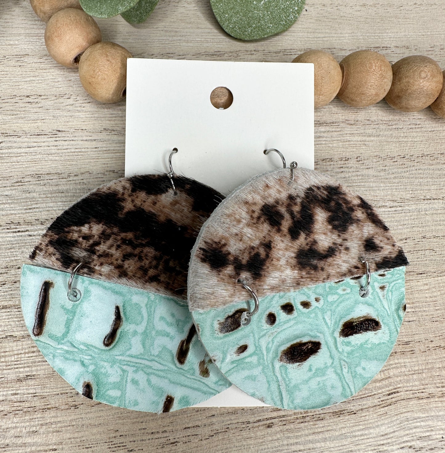 Two Textured Earring