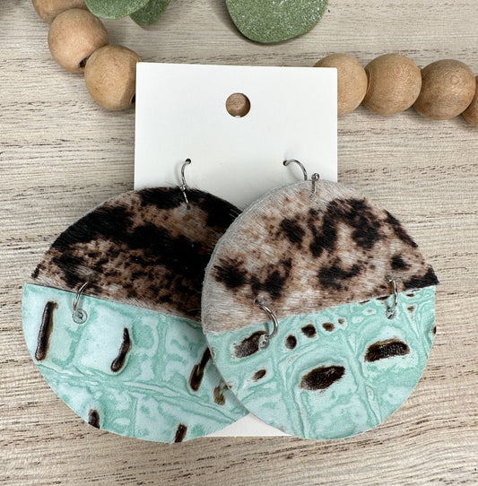 Two Textured Earring