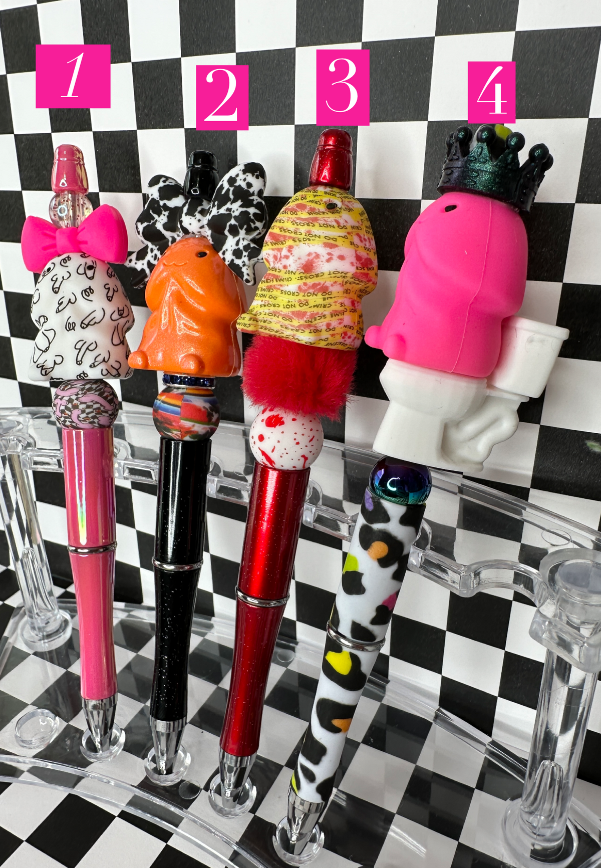 NEW Richard Adult 3D Beaded Pens
