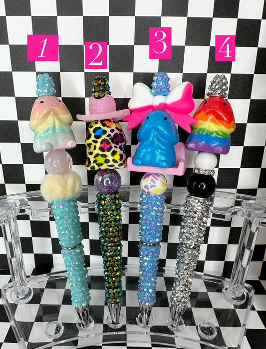 NEW Rhinestone Adult Richard 3D Beaded Pens
