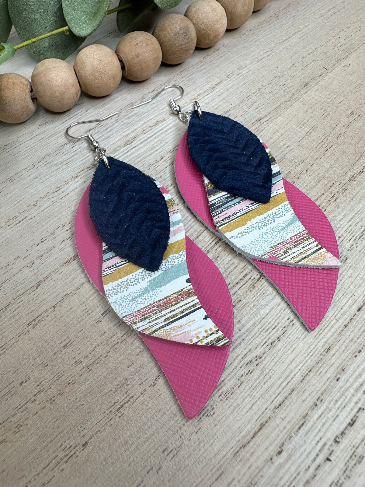 Layered Brushstroke Earring