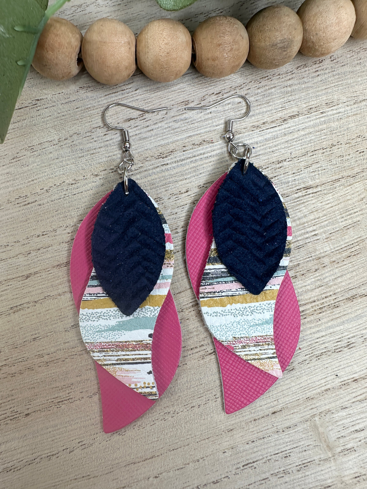 Layered Brushstroke Earring