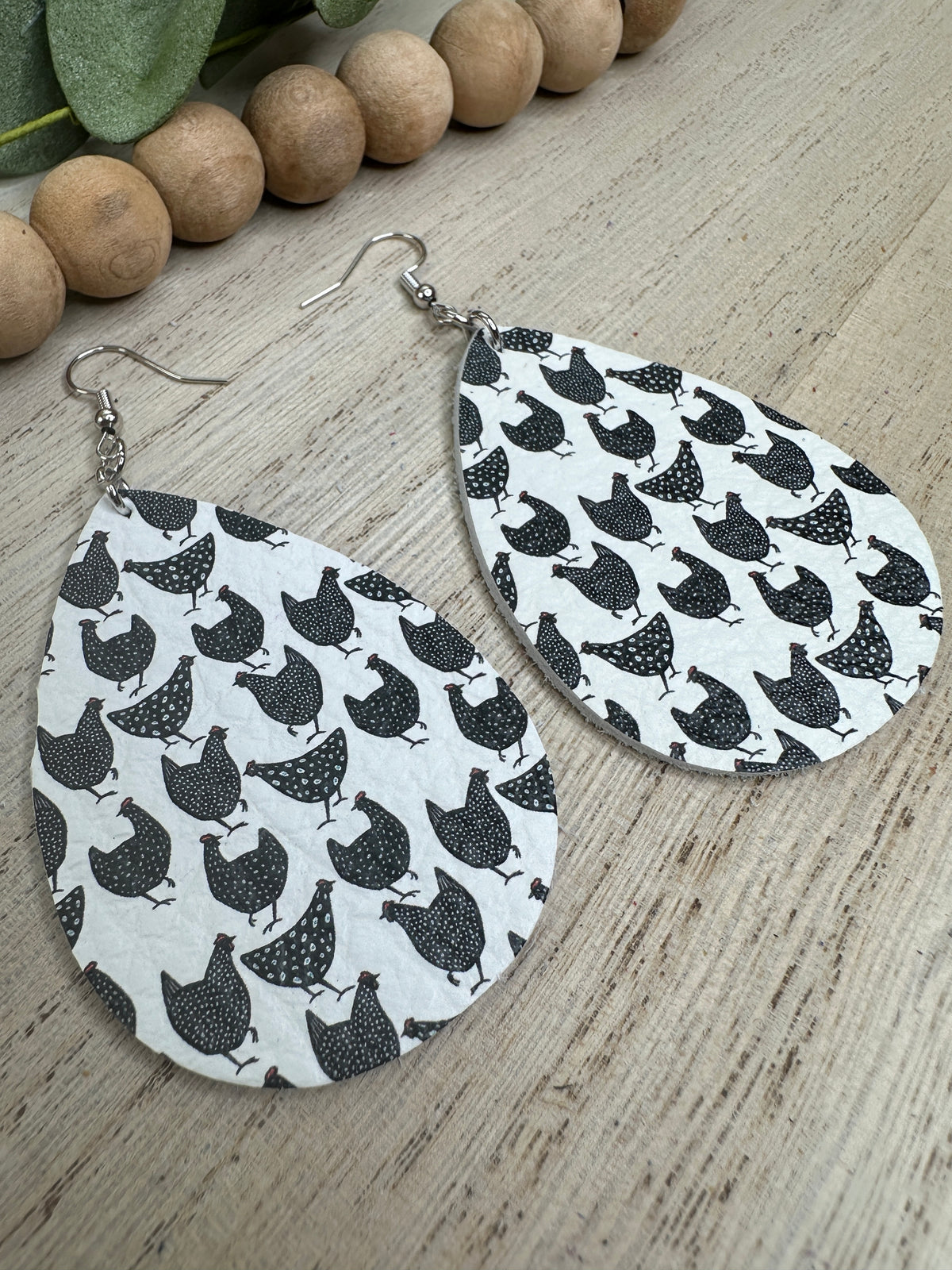Chickens Teardrop Earring