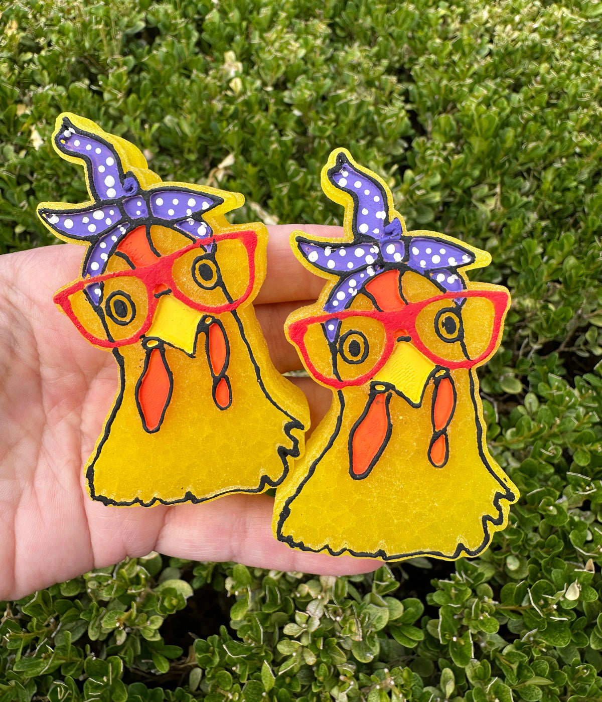 Yellow Sassy Chicken Vents