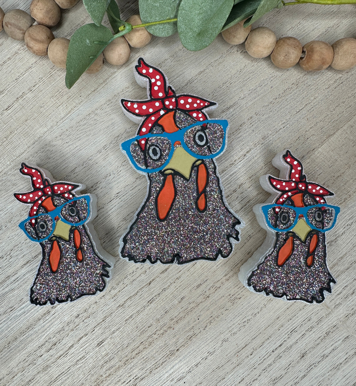 Sassy Chicken Set With Vent Clips