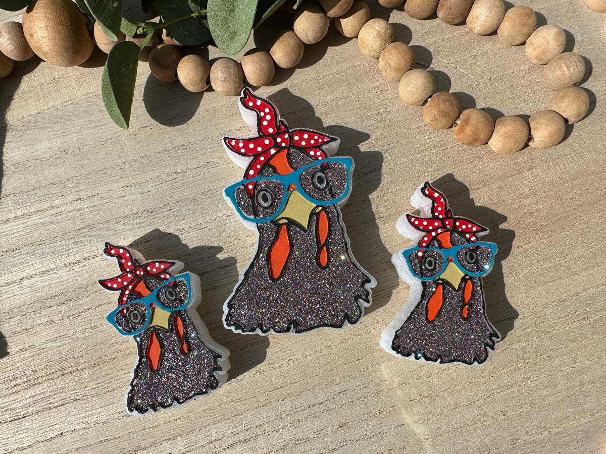 Sassy Chicken Set With Vent Clips