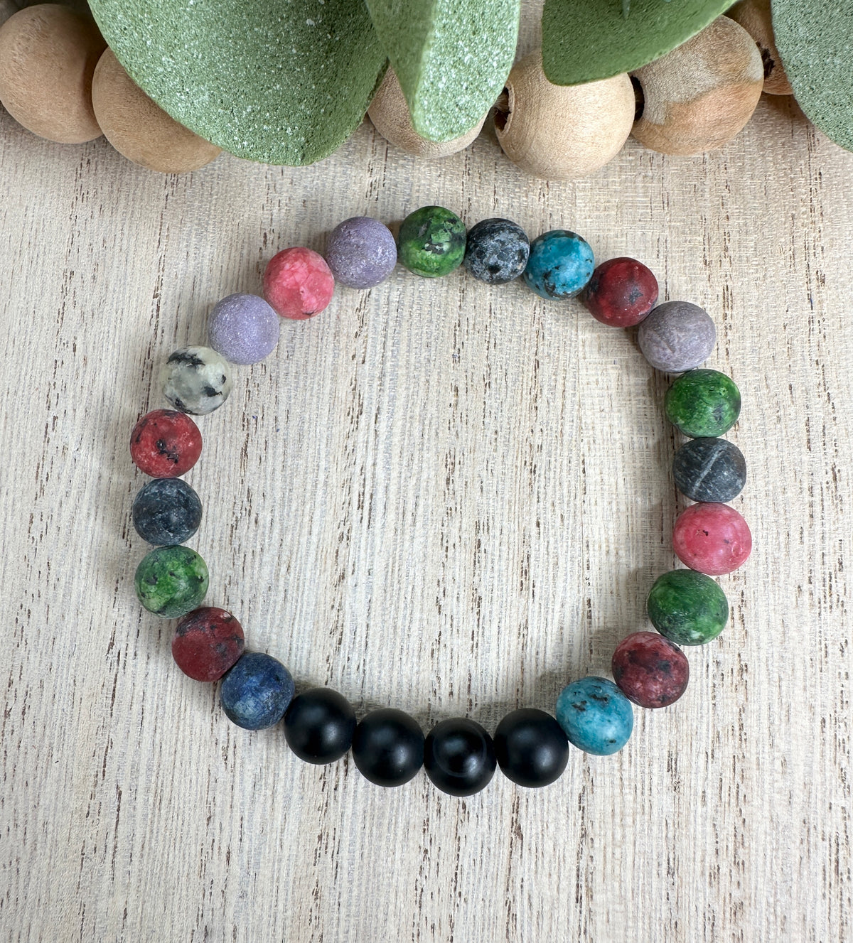 BRACELET #1 Black and multicolor