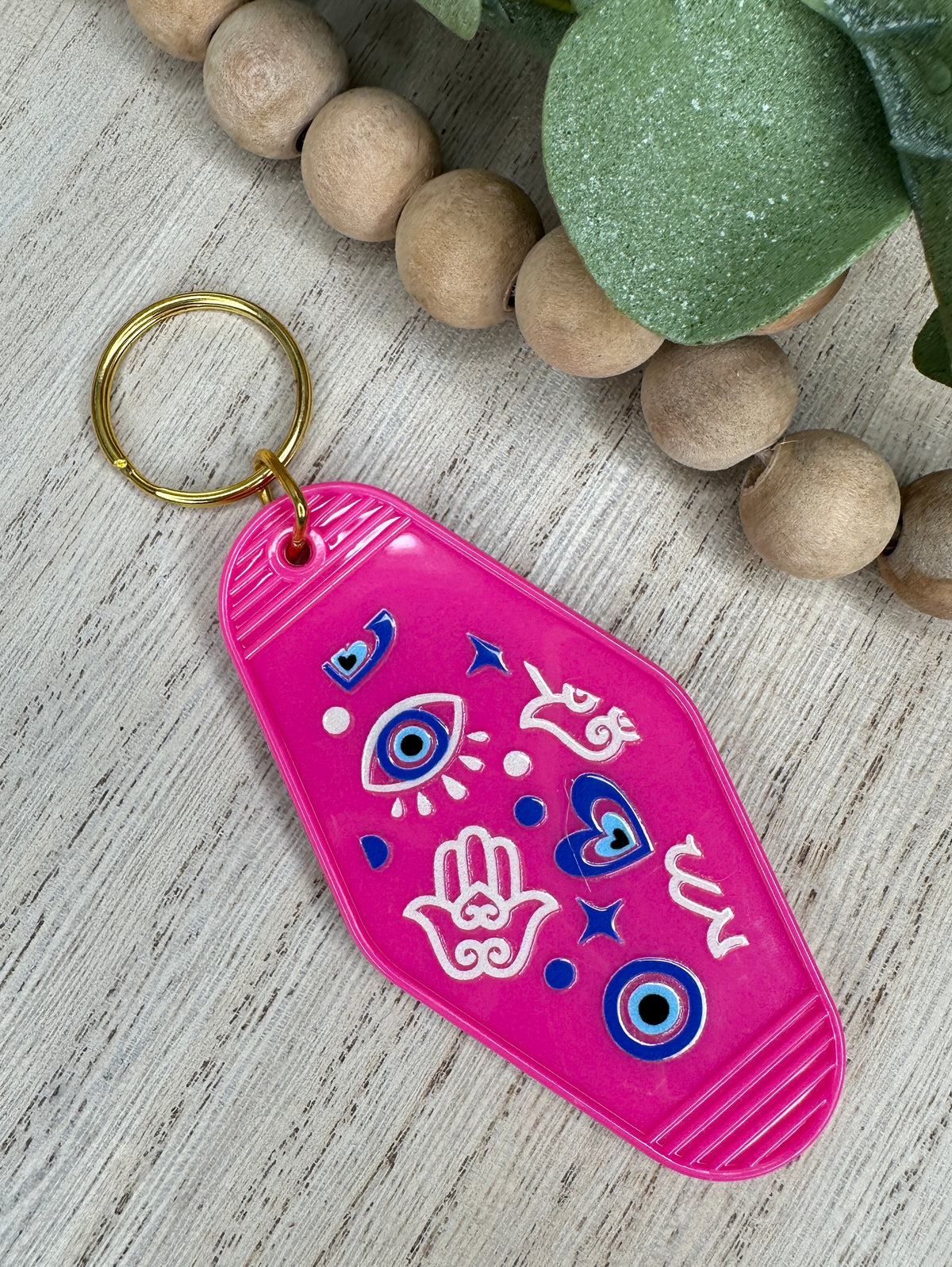 Evil Eye Bling Motel Keychain