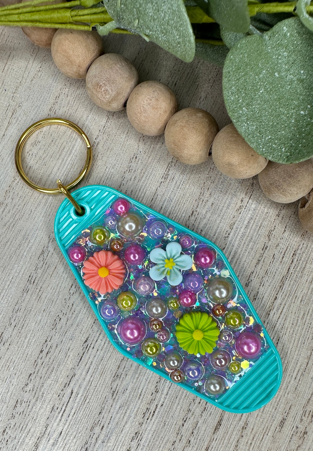 Blessed Mama Bling Motel Keychain