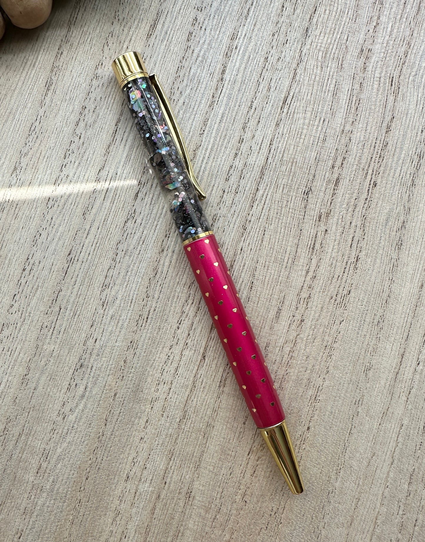 Magenta Snowglobe Pen E